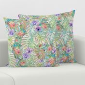 Sweet-Dreams-monstera-and-purple-orchids-pastels-on-sage