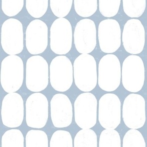 Beans - white dots on sky blue
