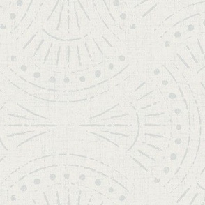 Large | Textured Boho Pattern in Grey