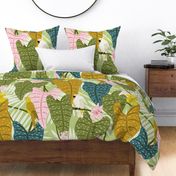 tropical dream bedding light green 24“