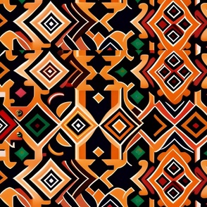 /african tribal edging pattern/