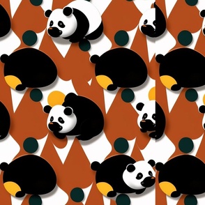 //panda seamless tilable pattern//