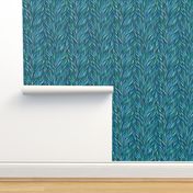 textured pantone seaweed dark - small scale / 10.5"x12.25" fabric // 12"x 14" wallpaper