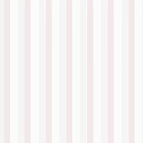 Wisp Pink - Snow White - White Smoke Vertical Stripes (Bright, Contemporary)
