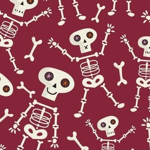 Skeleton Red Wine Large Scale