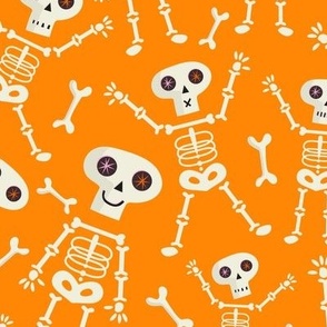 Skeleton Tangerine Orange Large Scale