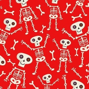 Skeleton Candy Red Regular Scale