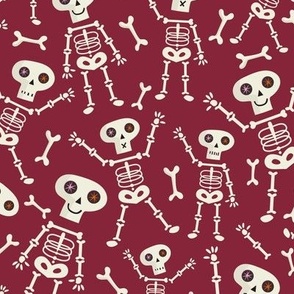 Skeleton Red Wine Regular Scale