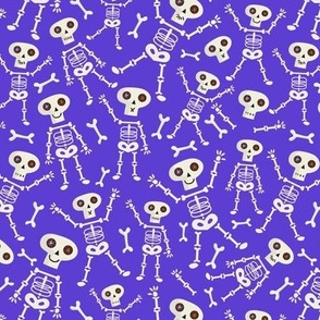 Skeleton Blue Purple Small Scale