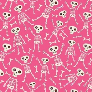 Skeleton Blush Pink Small Scale