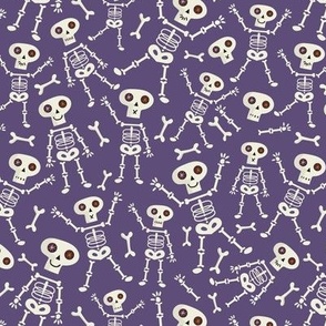 Skeleton Dark Purple Small Scale