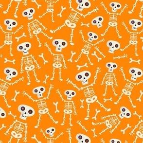 Skeleton Tangerine Orange Small Scale