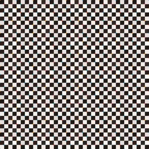 Pattern Clash - Checkerboard with Tiny Stars / Medium