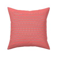 Red and White Wavy Stripes small