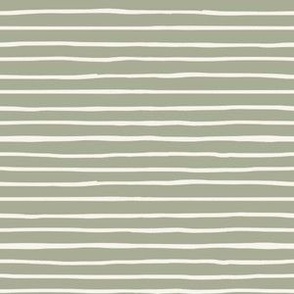 Sage Green Stripes (6")