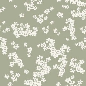 Sage Green Ditsy Floral