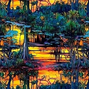 sunset swamp 2