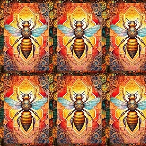 Bee panel 5 collage