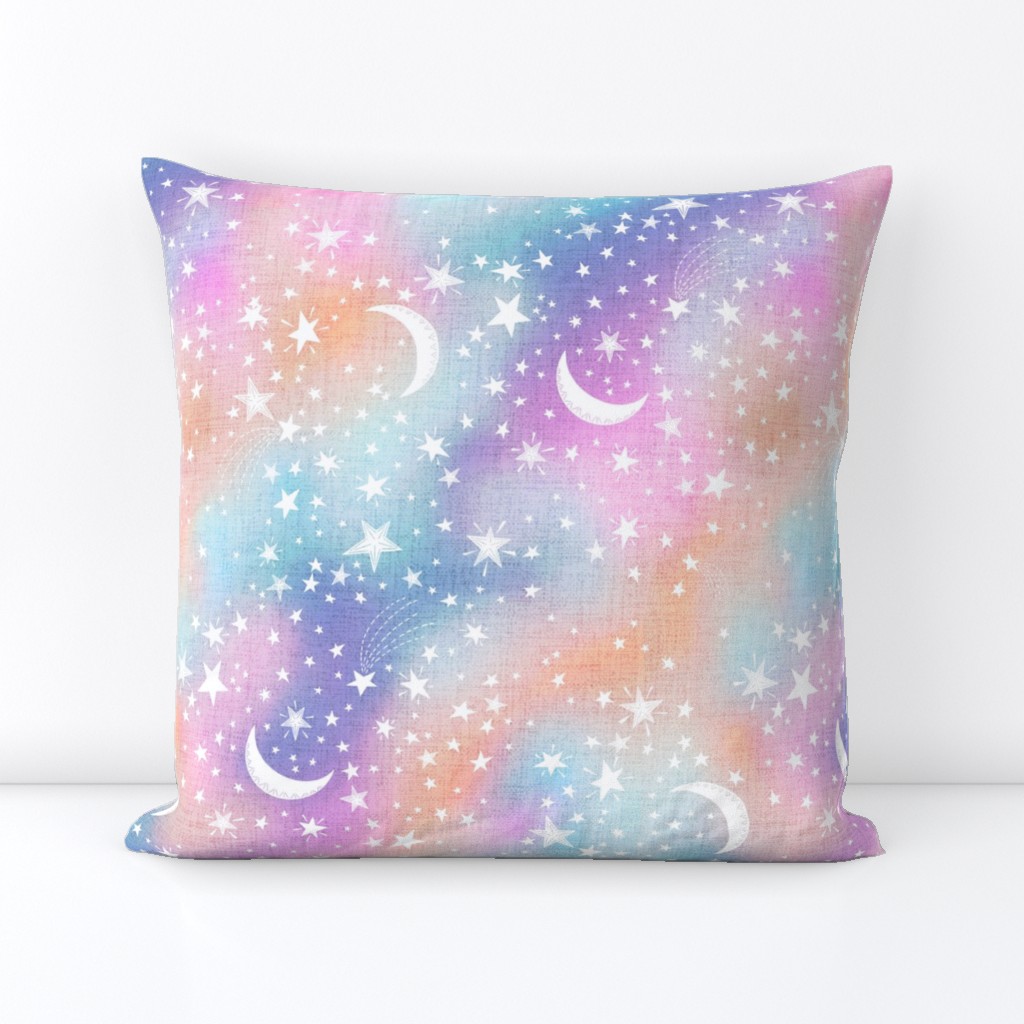 Dreaming Of Stars Pastel Rainbow Ombre
