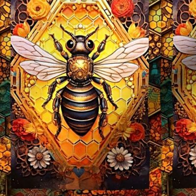 Bee panel 6 collage