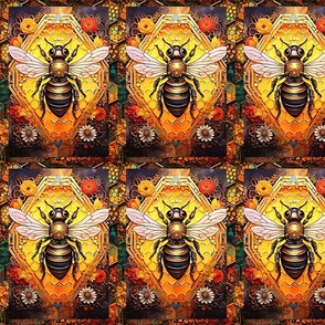 Bee panel 6 collage