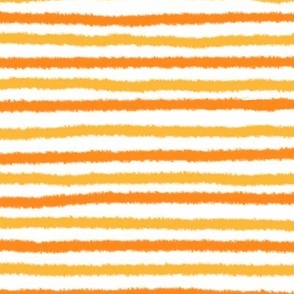 Yellow Orange Fuzzy Stripes