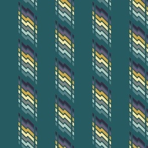 Lightning Bolt Ticking Stripe - MQG May