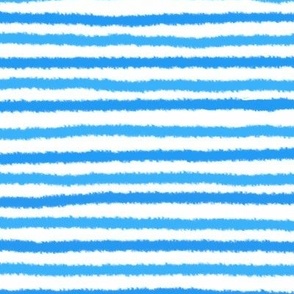 Fuzzy Stripes - Blue