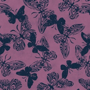 Butterfly Swirl Plum