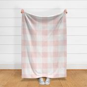 Gingham 6-INCH: Rose Gold Gingham Check Large Scale, Buffalo Check, Buffalo Plaid