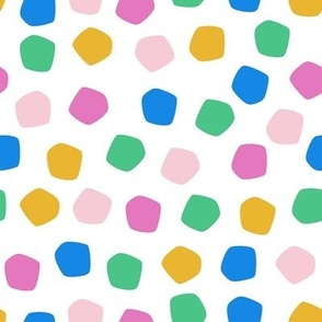 Wonky Rainbow Dots - Large 
