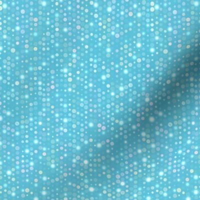 Glam Electric Blue and White Small Dots (Small) | Halloween Costume Sequins