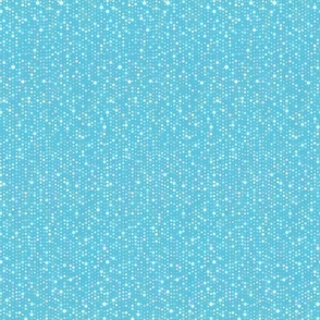 Glam Electric Blue and White Small Dots (Small) | Halloween Costume Sequins