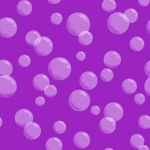 Bubble Polka Dot Purple - Angelina Maria Designs