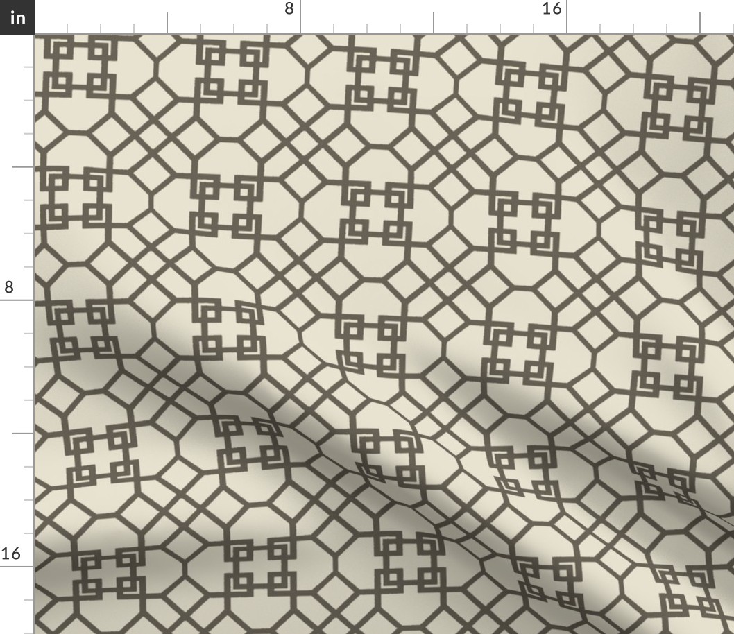 Lattice- Taupe