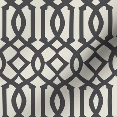 Imperial Trellis-Dark Gray-reverse