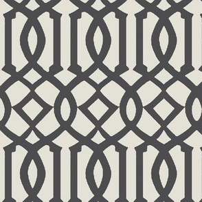 Imperial Trellis-Dark Gray-reverse