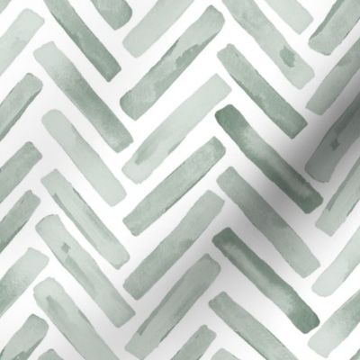  Silvermist Pale Green Painted Chevron Herringbone wallpaper