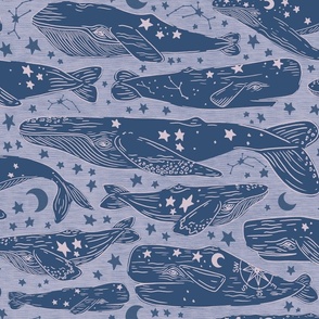 Sleep 'Whale' - Ocean Blue