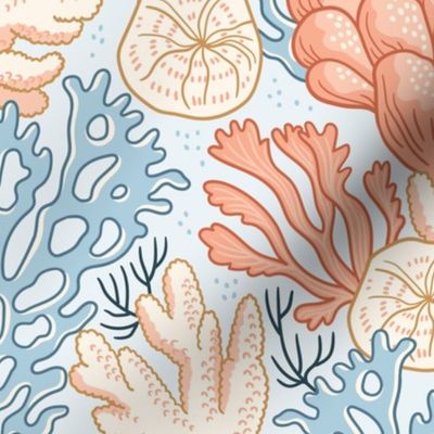 Corals and algae pattern