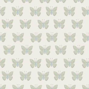 Butterfly whispers small size cream bg