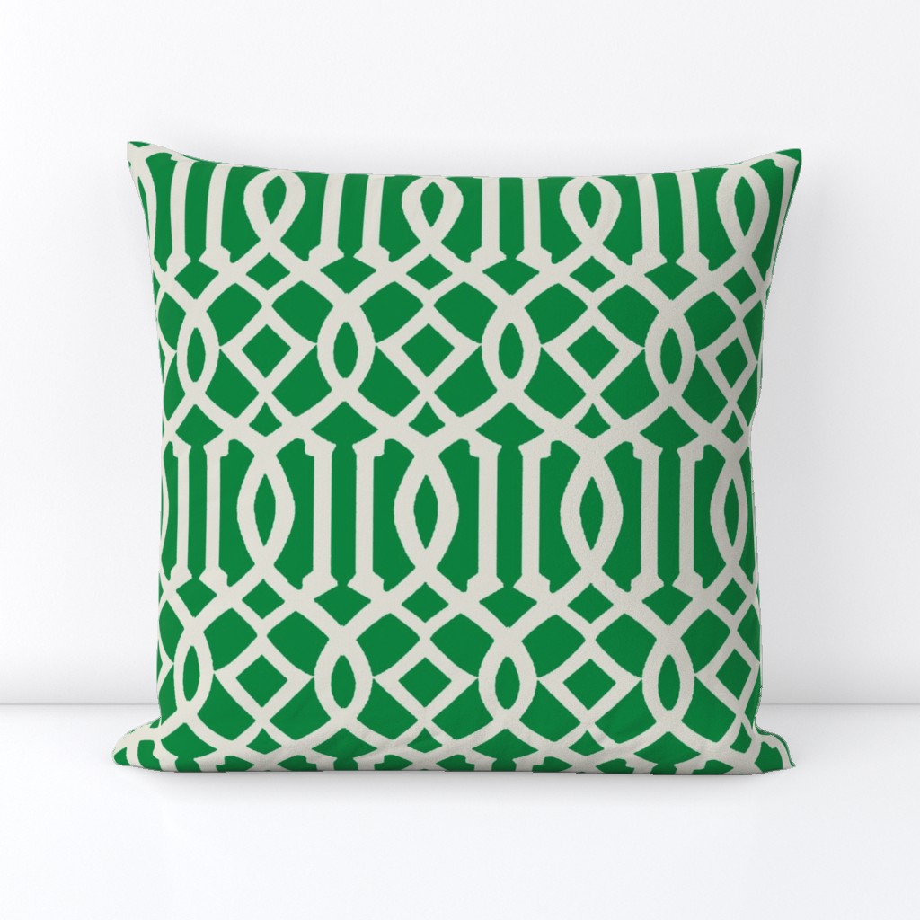 Imperial Trellis-Kelly Green-Large