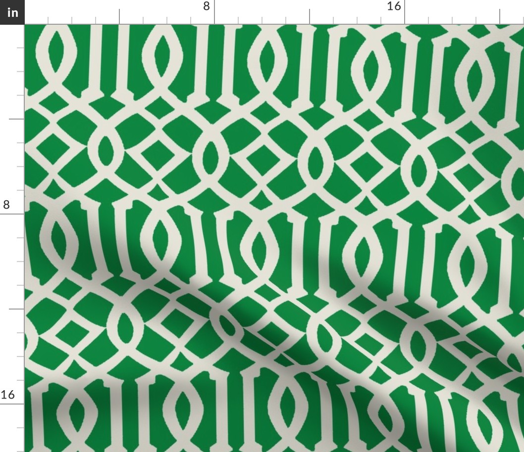 Imperial Trellis-Kelly Green-Large