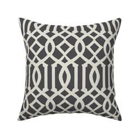 Imperial Trellis-Dark Gray-Large