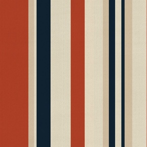 Heritage Nautical Vertical Stripe 7 Texture Print Design
