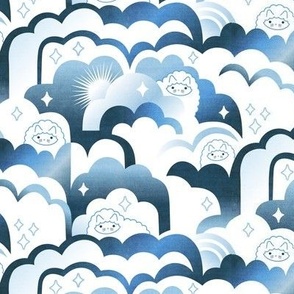 Sheepy Cats in the Sky with Diamonds - XS