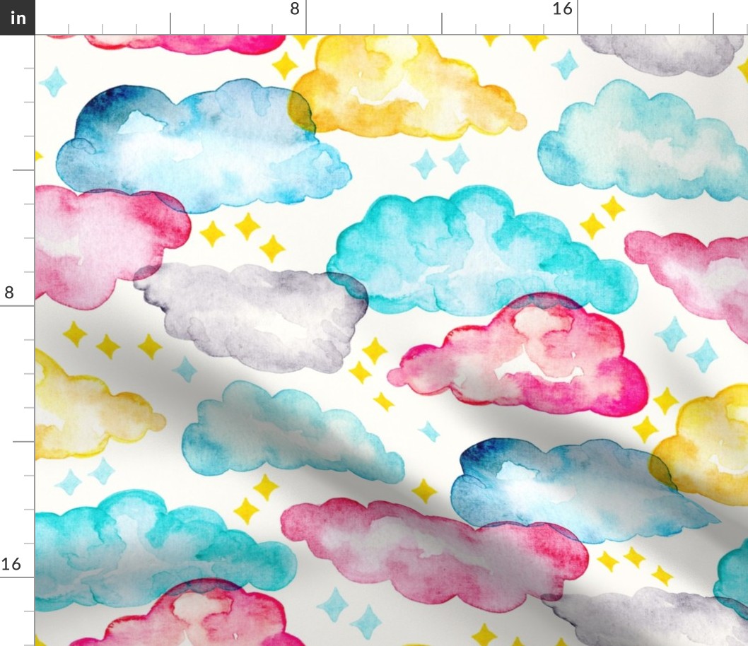 Watercolour Cloud Dreams