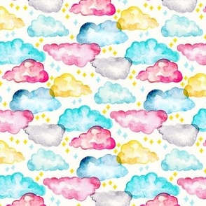 Watercolour Cloud Dreams - Small