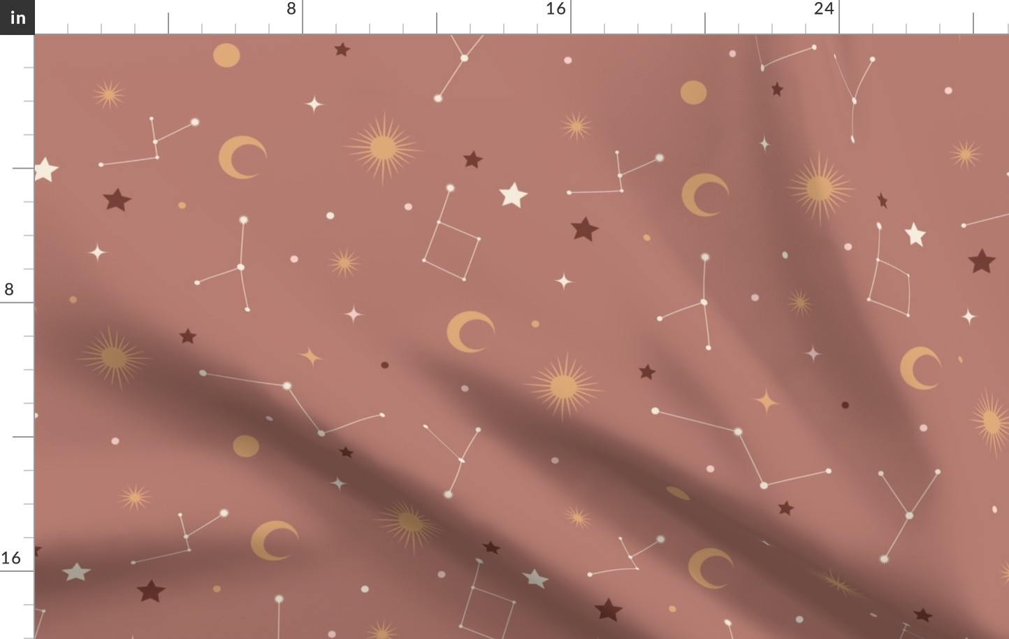 Brown pink constellations - WALLPAPER