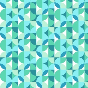 Tile Geo_Aqua Tonal